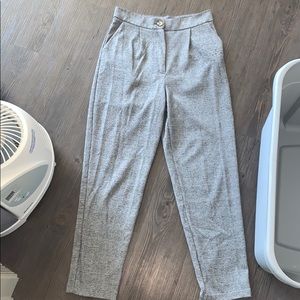 Plaid soft pants